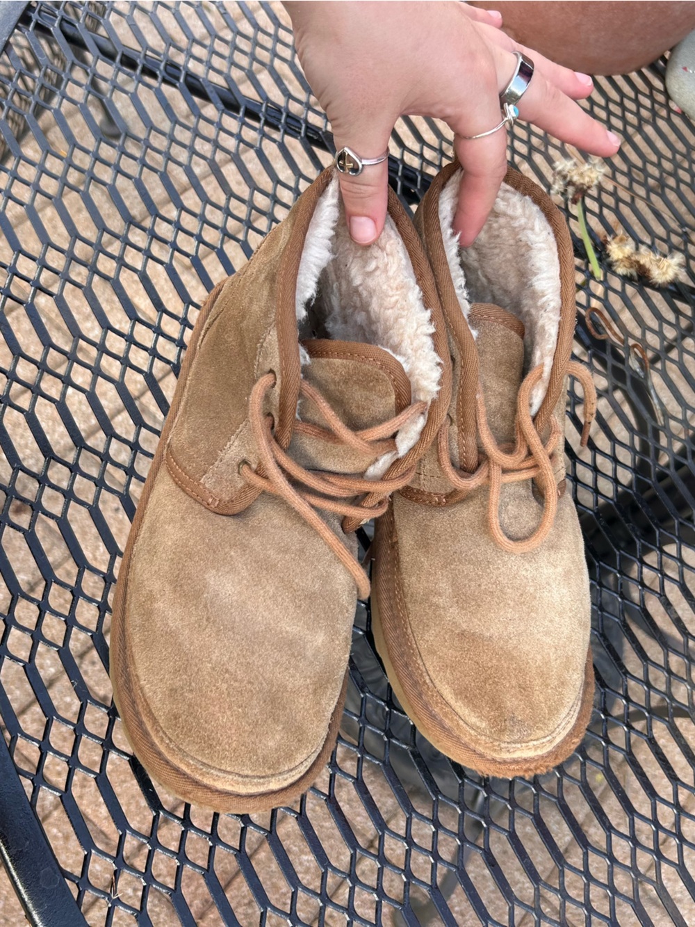 UGG Neumel Chukka Boots in Chestnut Size 6 - Women's